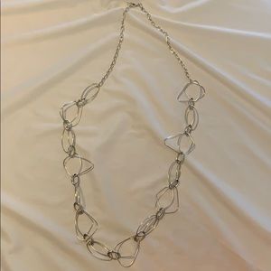 Premier Designs Long Silver Necklace
